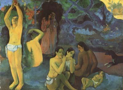 Paul Gauguin Where do we come form (mk07) France oil painting art